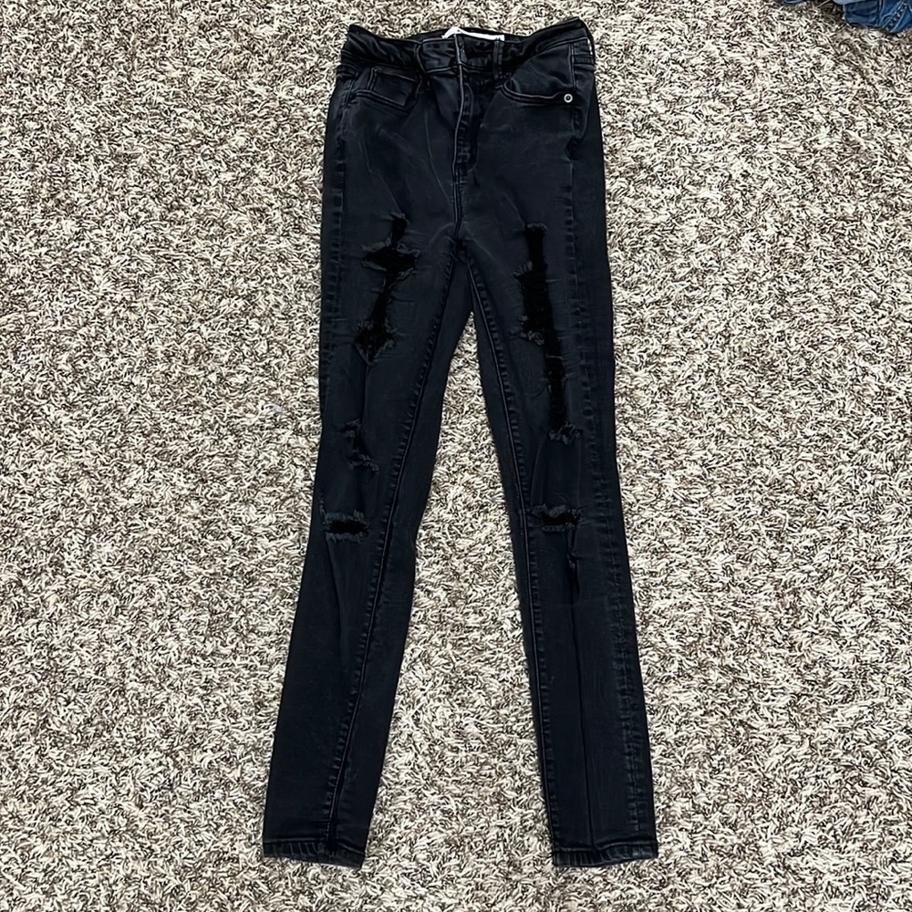 Black Ripped Skinny Jeans